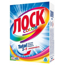 Стиральный порошок Лоск (Losk) Color Total 3+1 450г