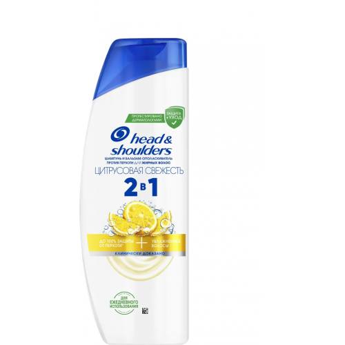 Head & Shoulders Цитрусовая свежесть 2в1 360мл Шампунь для волос