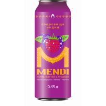 Холодный чай Mendi «Сокровище Индии» Ягоды, 0,45 л